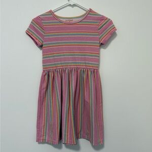 Cat & Jack Pink Striped Sundress Short Sleeve